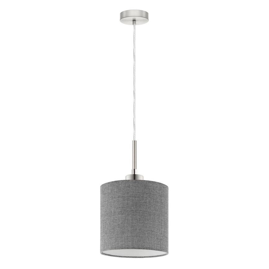 Eglo - LED Пендел TUNJA 1xE27/60W/230V сив