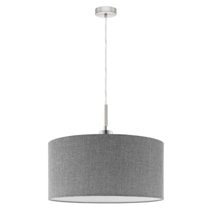 Eglo - LED Пендел TUNJA 1xE27/60W/230V сив