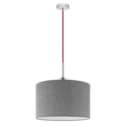 Eglo - LED Пендел TUNJA 1xE27/60W/230V сив