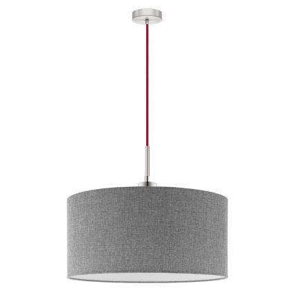 Eglo - LED Пендел TUNJA 1xE27/60W/230V сив