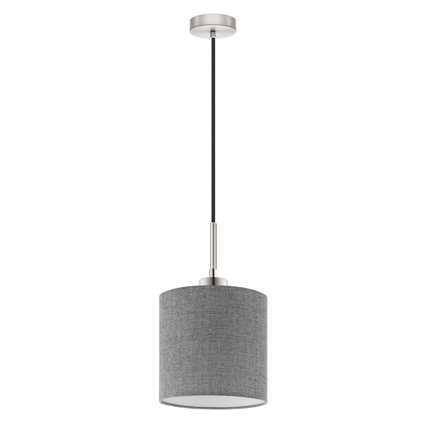 Eglo - LED Пендел TUNJA 1xE27/60W/230V сив