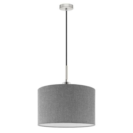 Eglo - LED Пендел TUNJA 1xE27/60W/230V сив