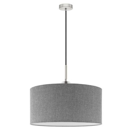 Eglo - LED Пендел TUNJA 1xE27/60W/230V сив