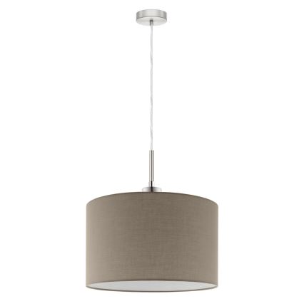 Eglo - LED Пендел TUNJA 1xE27/60W/230V taupe