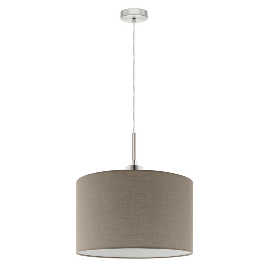 Eglo - LED Пендел TUNJA 1xE27/60W/230V taupe
