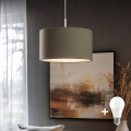 Eglo - LED Пендел TUNJA 1xE27/60W/230V taupe
