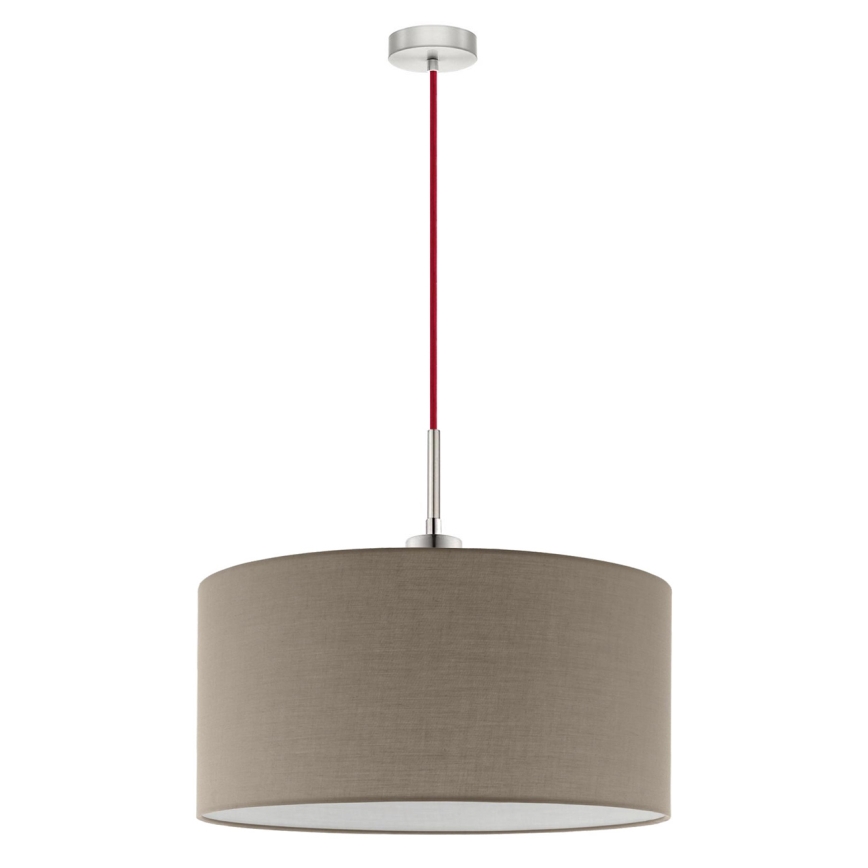 Eglo - LED Пендел TUNJA 1xE27/60W/230V таупе