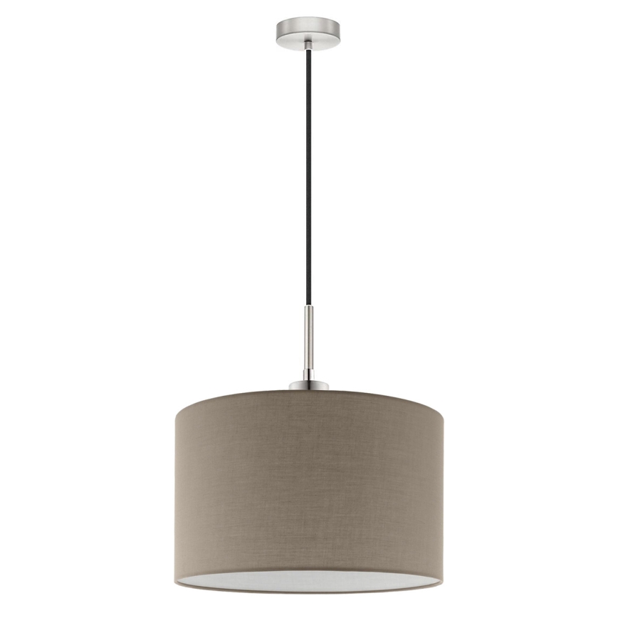 Eglo - LED Пендел TUNJA 1xE27/60W/230V таупе