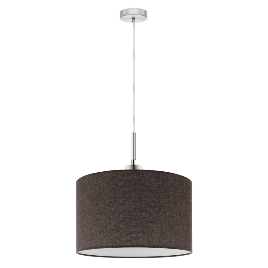 Eglo - LED Пендел TUNJA 1xE27/60W/230V кафяв