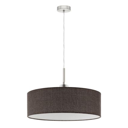 Eglo - LED Пендел TUNJA 1xE27/60W/230V кафяв