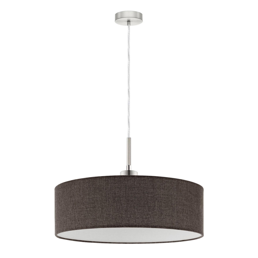 Eglo - LED Пендел TUNJA 1xE27/60W/230V кафяв