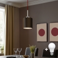 Eglo - LED Пендел TUNJA 1xE27/60W/230V кафяв