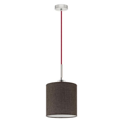 Eglo - LED Пендел TUNJA 1xE27/60W/230V кафяв
