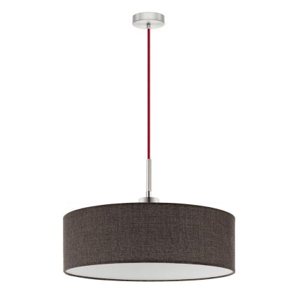 Eglo - LED Пендел TUNJA 1xE27/60W/230V кафяв