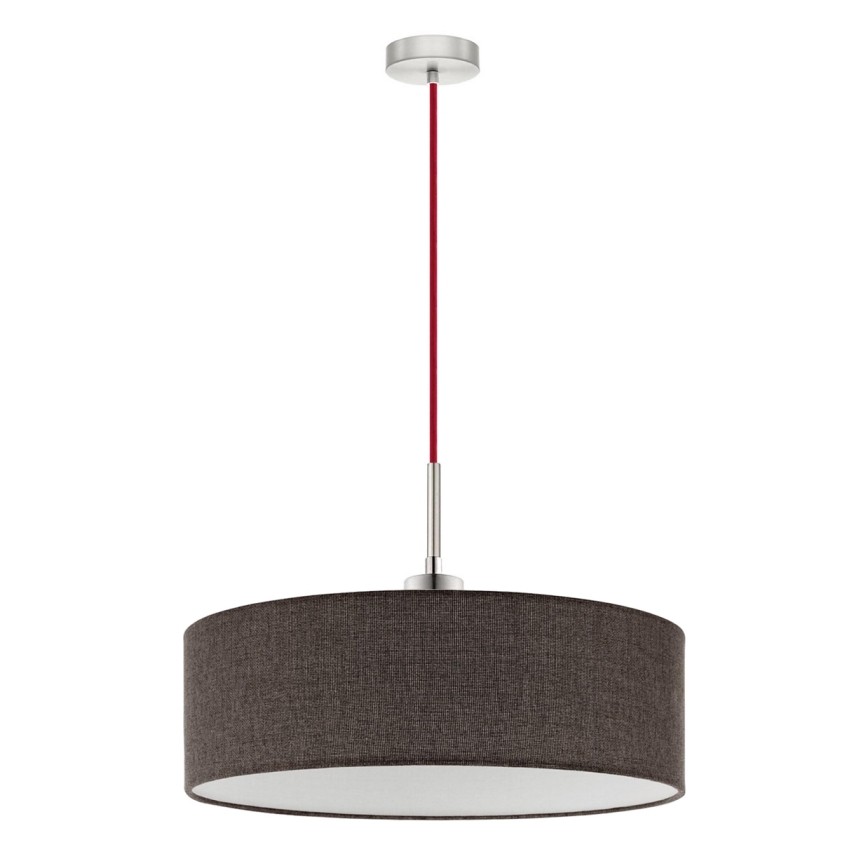 Eglo - LED Пендел TUNJA 1xE27/60W/230V кафяв