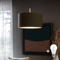 Eglo - LED Пендел TUNJA 1xE27/60W/230V кафяв