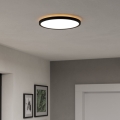 Eglo - LED Плафон за баня LED/13,9W/230V 2700/4000/6500K Ø 30 см IP44 черен