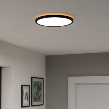 Eglo - LED Плафон за баня LED/13,9W/230V 2700/4000/6500K Ø 30 см IP44 черен