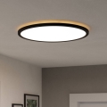 Eglo - LED Плафон за баня LED/16,8W/230V 2700/4000/6500K Ø 50 см IP44 черен