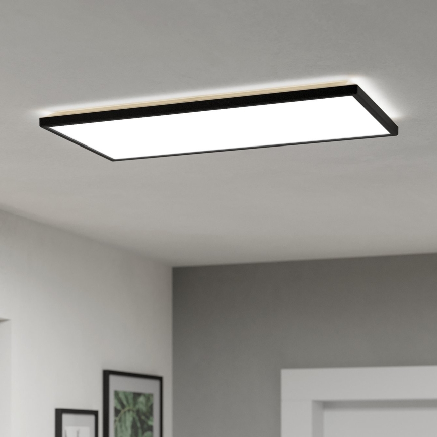 Eglo - LED Плафон за баня LED/17,2W/230V 2700/4000/6500K 30x57 см IP44 черен