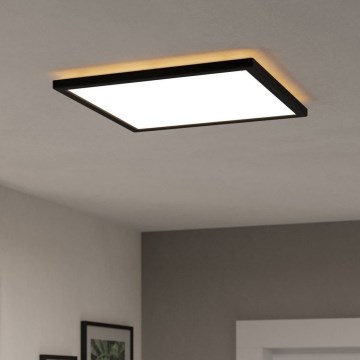 Eglo - LED Плафон за баня LED/17,6W/230V 2700/4000/6500K 39x39 см IP44 черен
