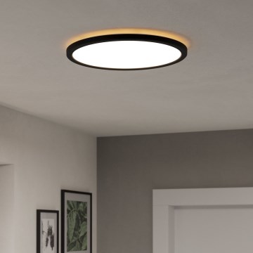 Eglo - LED Плафон за баня LED/18,5W/230V 2700K/4000K/6500K Ø 38,9 см IP44 черен