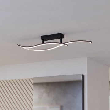 Eglo - LED Плафониера LED/12W/230V 4000K черен