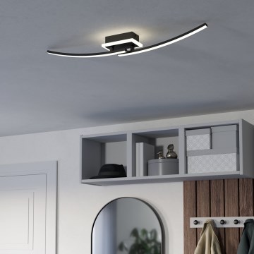 Eglo - LED Плафониера LED/12W/230V 4000K черен