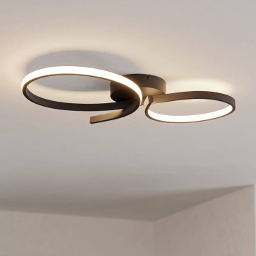 Eglo - LED Плафониера LED/21W/230V 3000K черен