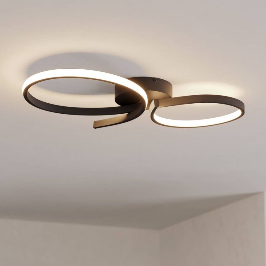 Eglo - LED Плафониера LED/21W/230V 3000K черен