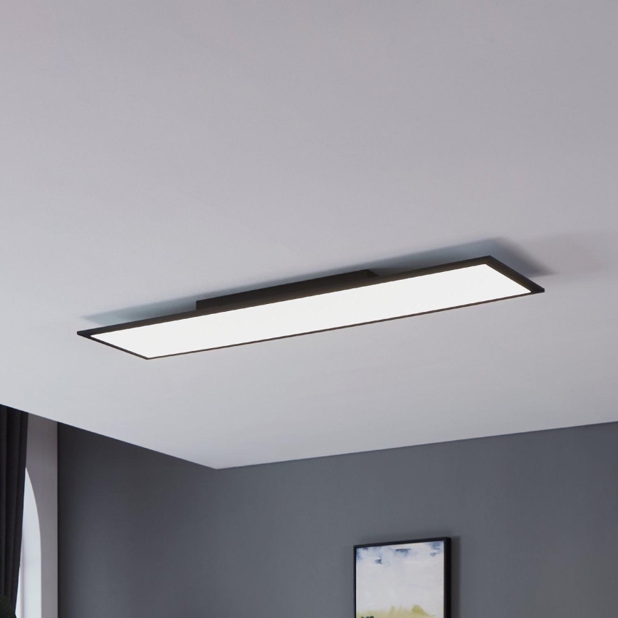 Eglo - LED Плафониера LED/33W/230V 120x30 cm черен
