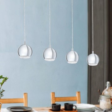 Eglo - LED Полилей 4xGU10-LED/4W/230V
