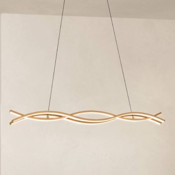 Eglo - LED полилей на кабел LED/35W/230V бежов