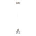 Eglo - LED полилей на кабел MY CHOICE 1xE14/4W/230V мат хром/бял/черен