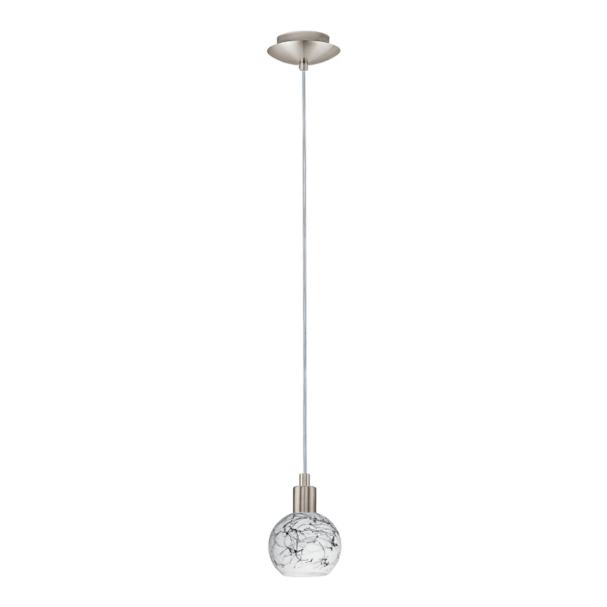 Eglo - LED полилей на кабел MY CHOICE 1xE14/4W/230V мат хром/бял/черен