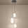 Eglo - LED полилей на кабел с възможност за димиране LED/7W/230V + 2xLED/5,5W + 3xLED/1,6W 2200-6500K черен хром