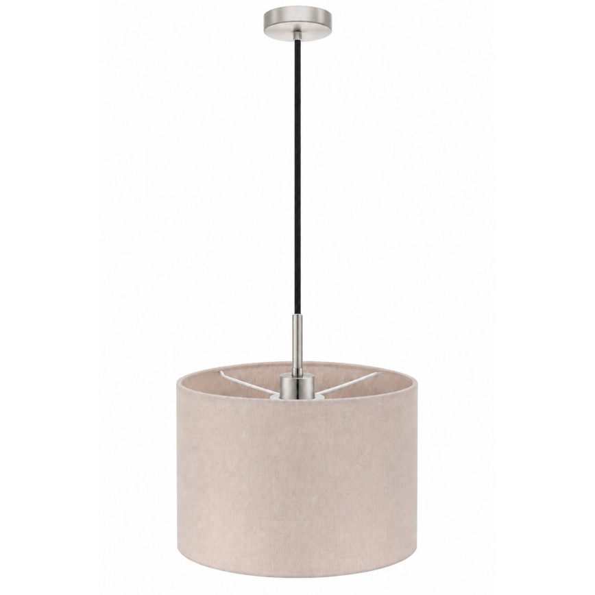 Eglo - LED полилей на кабел TUNJA 1xE27/60W/230V Ø 20 cm бежов/черен