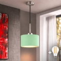 Eglo - LED полилей на кабел TUNJA 1xE27/60W/230V Ø 20 см зелен/черен