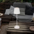 Eglo - LED презареждаема външна настолна лампа с регулируема яркост LED/3,8W/5V 2400/3000/4000K 2000 mAh IP44 бяла