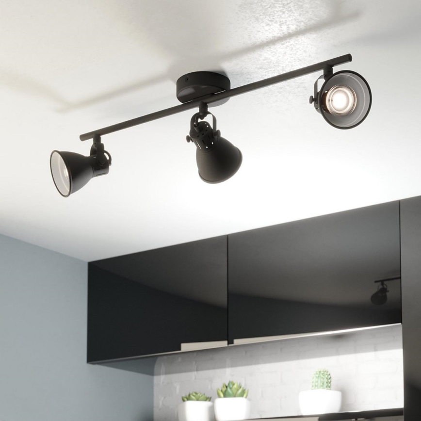 Eglo - LED Прожектор, луна 3xGU10/3,3W/230V