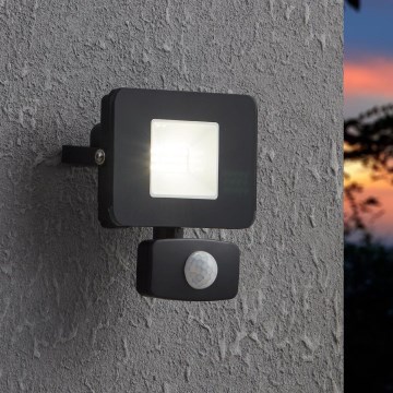 Eglo - LED Рефлектор със сензор LED/10W/230V IP44