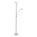 Eglo - LED регулируема настолна лампа LED/20W + LED/2,5W мат хром