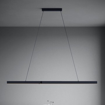 Eglo - LED регулируема висяща лампа с кабел LED/20W/230V 3000K черен