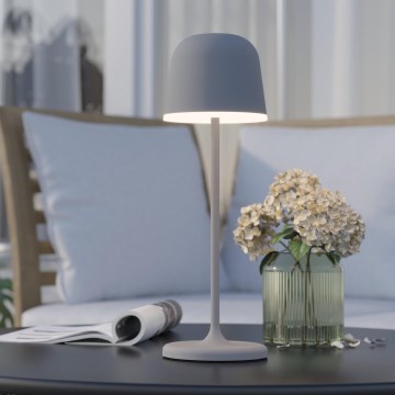 Eglo - LED регулируема външна презареждаща се лампа LED/2,2W/5V 1800 mAh сива IP54