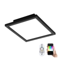 Eglo - LED RGB димируем плафон SALOBRENA-C LED/16W/230V 30x30 cm + дистанционно управление