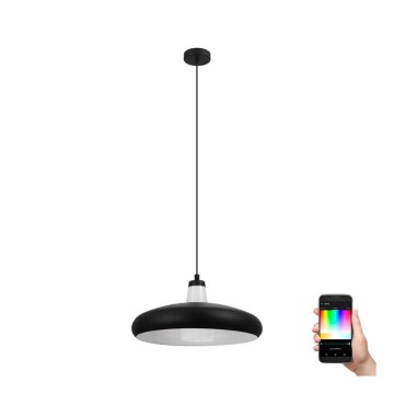 Eglo - LED RGB Димируем висящ полилей TABANERA-C 1xE27/9W/230V