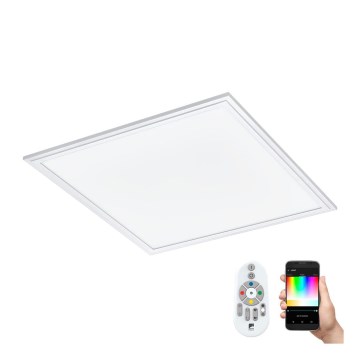 Eglo - LED RGB димируемо осветително тяло SALOBRENA-C LED/24W/230V + дистанционно управление