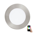 Eglo - LED RGB димируемо вградено таванно осветително тяло FUEVA-C LED/5,4W/230V, диаметър 12 см
