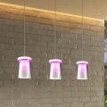 Eglo - LED RGBW Димируем пендел 3xLED/3,7W/230V 2700-6500K бял ZigBee