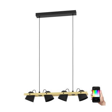 Eglo - LED RGBW Димируем пендел 4xLED/3,7W/230V 2700-6500K
